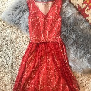 Red Lace Dress